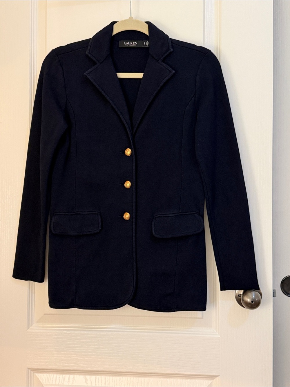Lauren Ralph Lauren Navy Blazer with Gold Buttons